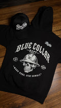 Blue Collar Dept Skull Hoodie