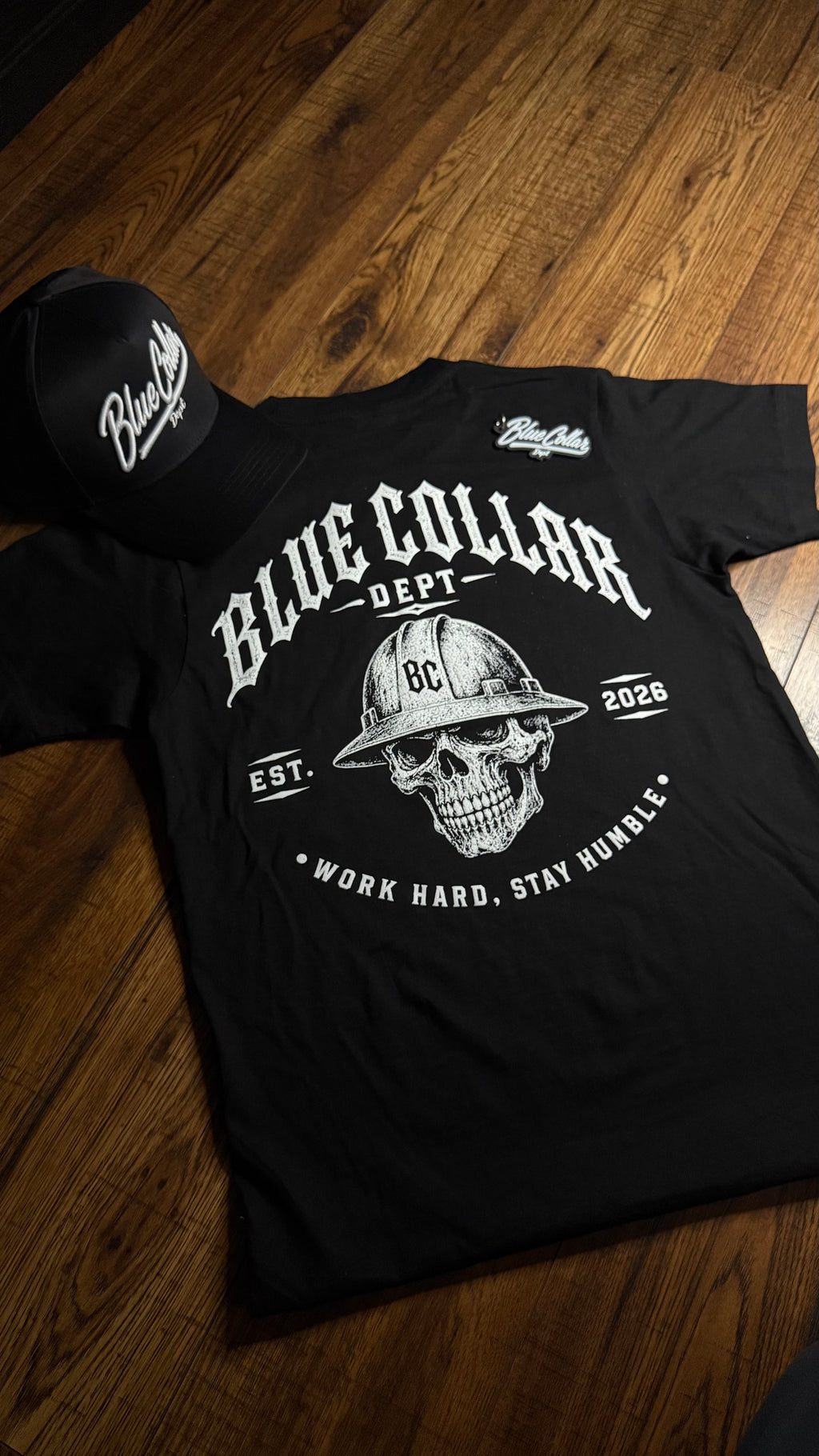 Blue Collar Dept Skull Short Sleeve